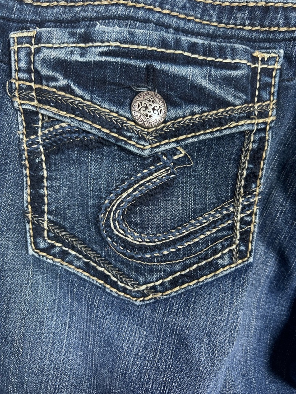 Silver Jeans Suki Mid Slim Boot Jeans Women’s Size 31x31 - Picture 7 of 16